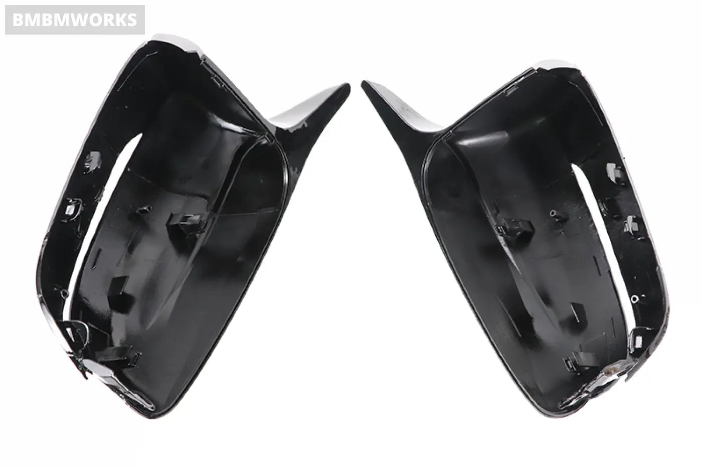 2X Gloss Black Side Mirror Cover Trim Bmw 3 4 5 7 8 G20 G21 G28 G11 G12 G30 G22