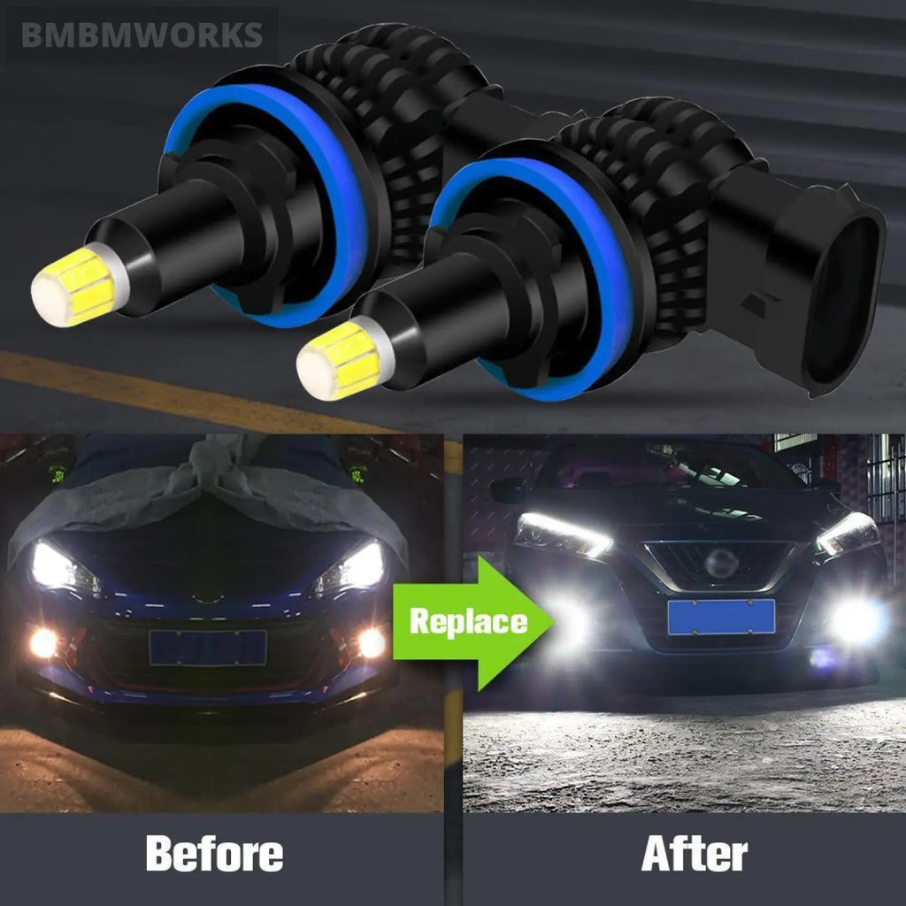 2X Led Fog Light Accessories Bulbs Lamps Suzuki Jimny Jb64 Jb74