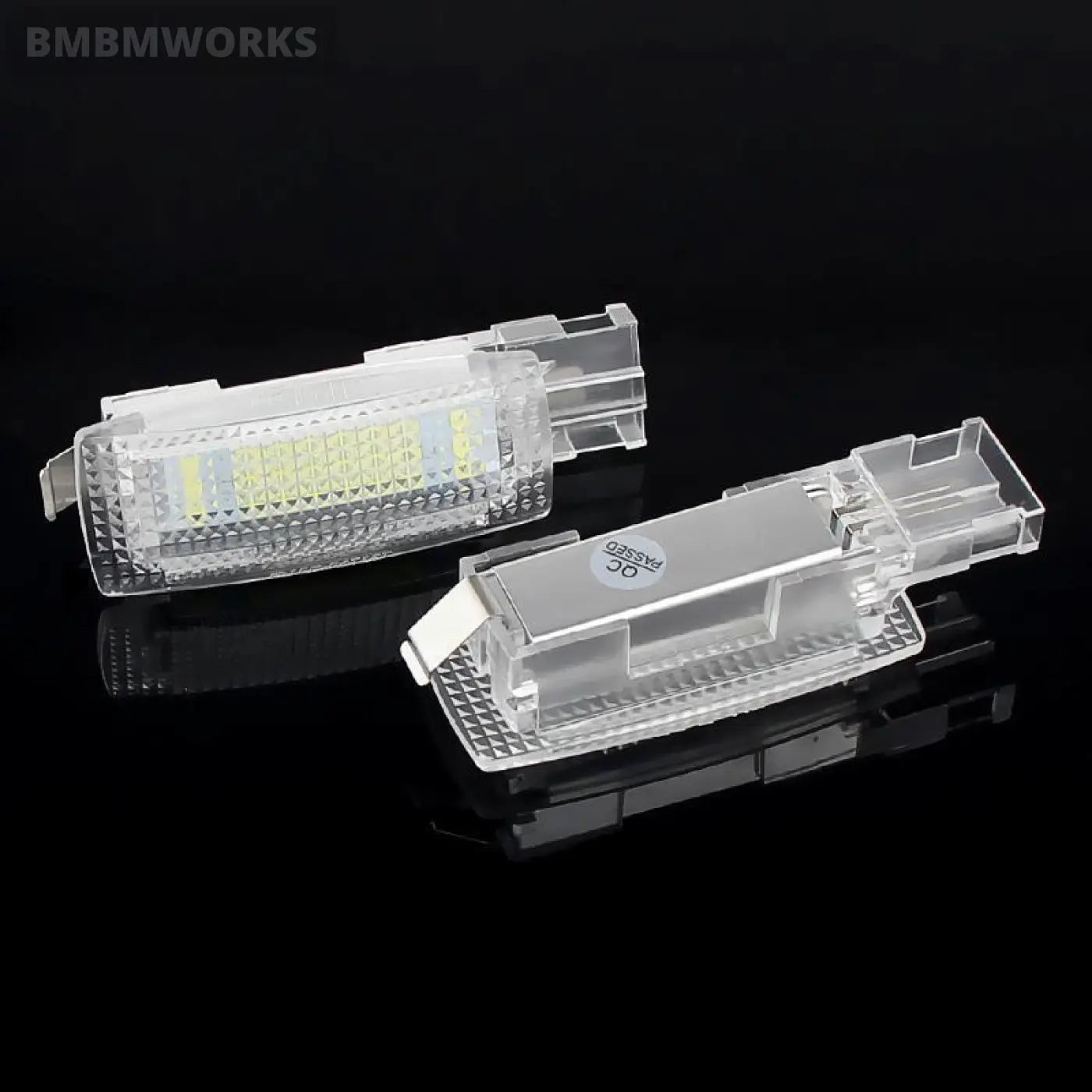 2X Led Interior Sun Visor Vanity Mirror Light Vw Golf Jetta Passat Polo Tiguan