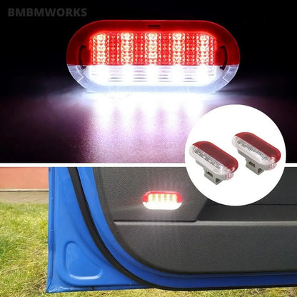 2X Led Vw Golf 3 4 Polo Mk3 Mk4 Bora 6R 1J0947413 Courtesy Door Foot Light