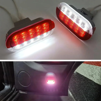 2X Led Vw Golf 3 4 Polo Mk3 Mk4 Bora 6R 1J0947413 Courtesy Door Foot Light