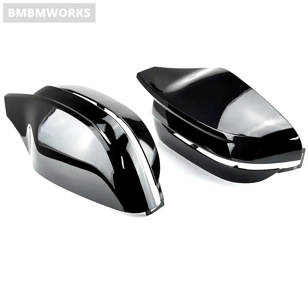 2X Lhd Gloss Black Mirror Cover Caps Bmw G20 G21 G26 G30 G22 G23 G11 G12 G15 G16