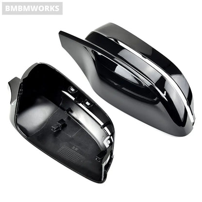 2X Lhd Gloss Black Mirror Cover Caps Bmw G20 G21 G26 G30 G22 G23 G11 G12 G15 G16