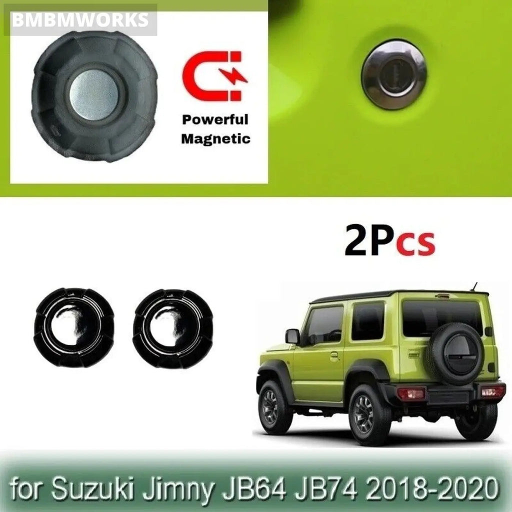 2X Magnetic Car Door Key Hole Cover Trim Lock Suzuki Jimny Jb64 Jb74