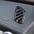 2X Mercedes Benz A Gla Cla W176 X156 C117 Carbon Fiber Dashboard Ac Vent Trim
