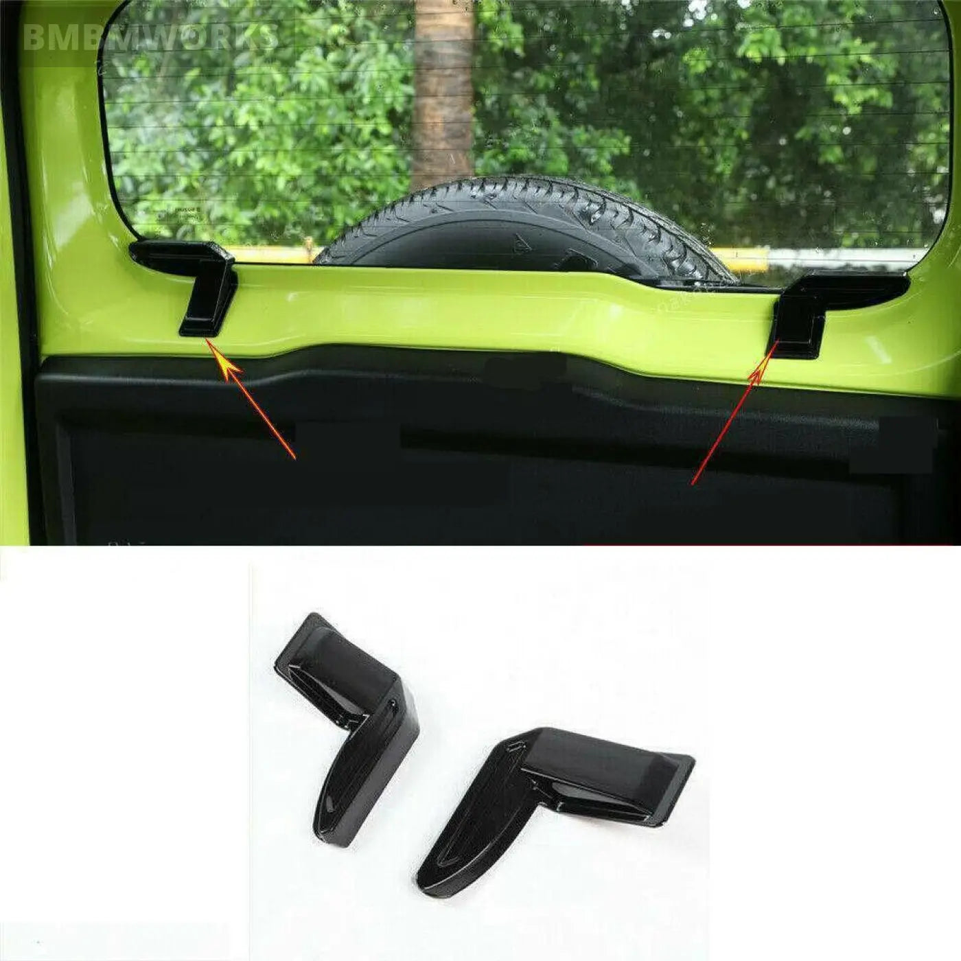 2X New Rear Window Heating Wire Protection Cover For Suzuki Jimny Jb64 Jb74