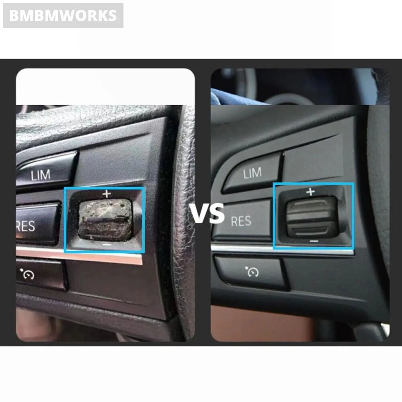 2X Steering Wheel Control Roller Buttons For Bmw F10 F11 F20 F30 F34 F36 F07 F01