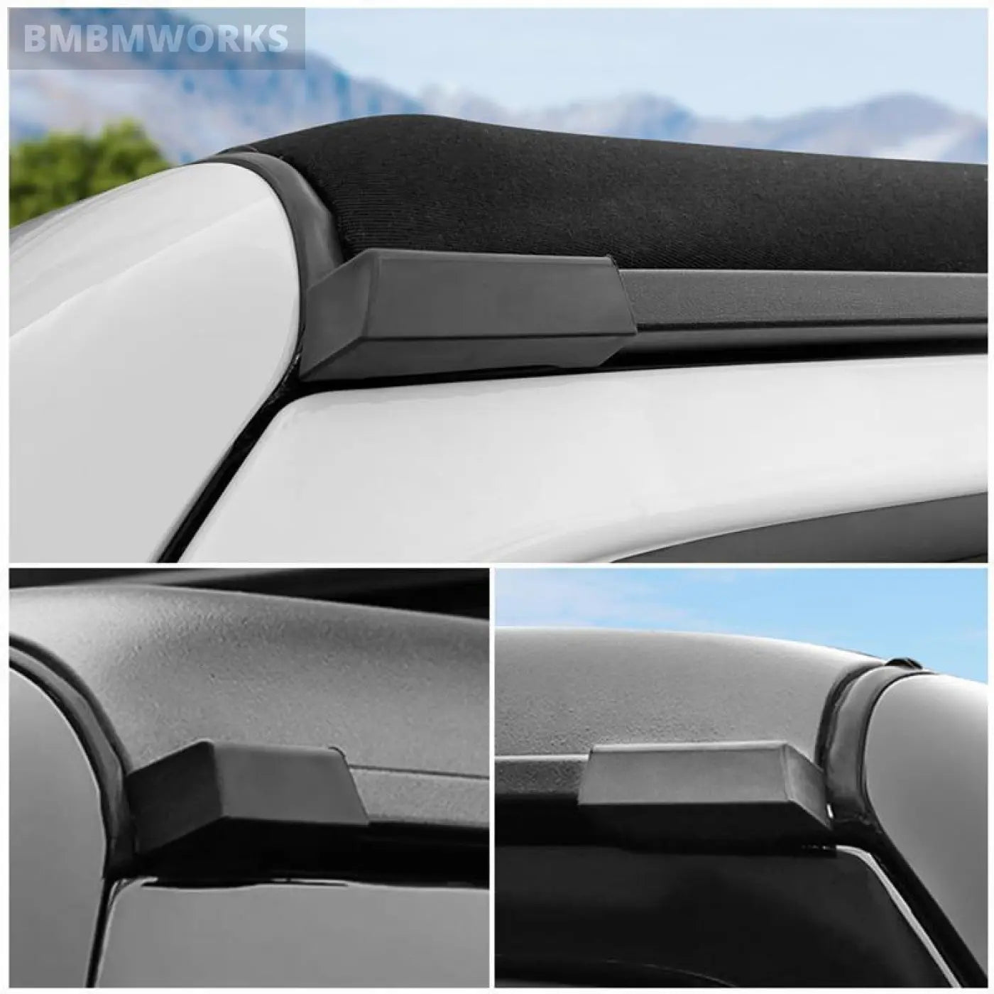 2X Top Roof Rain Gutter Jeep Wrangler Jl 2018 - 2021 2022 Jt 2020