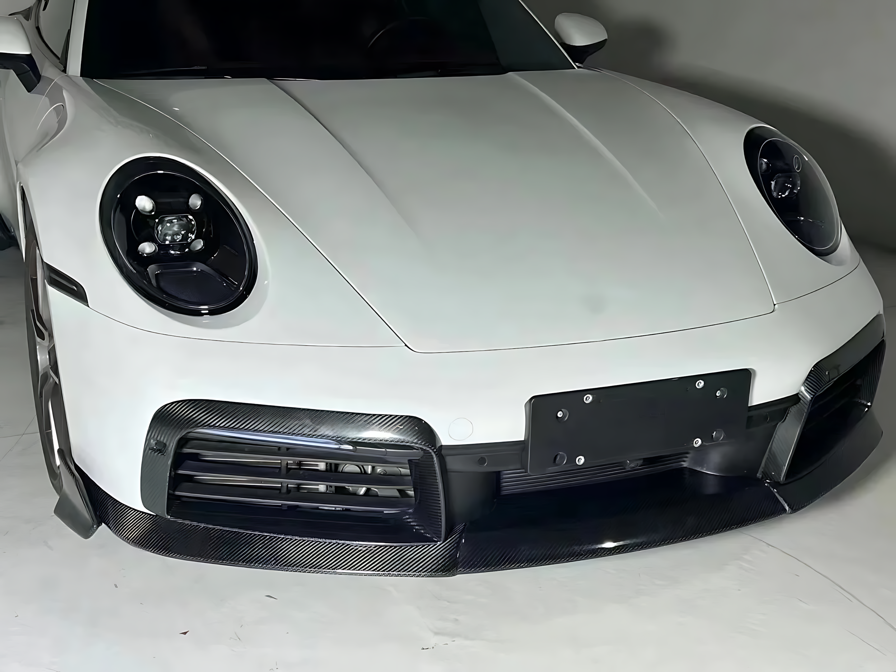 Porsche 911 992 Carbon Fiber Bras-Style Body Kit | Front & Rear Bumpers, Diffuser, Spoiler Upgrade (2020+) BMBMWORKS