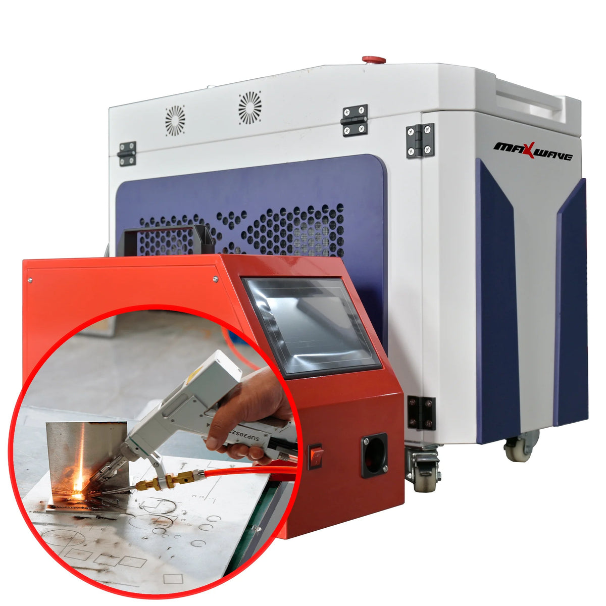Portable Fiber Laser Welder, Cutter & Cleaner — 1200W / 1500W / 2000W - 220V BMBMWORKS