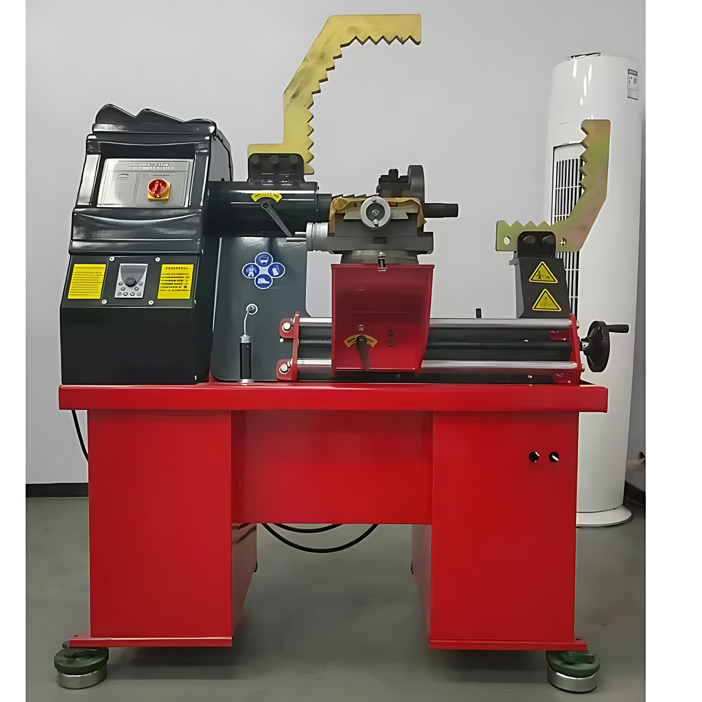 CNC Alloy Wheel Repair Lathe – 28″ Cap, Touchscreen PC, Auto Profile Cutting BMBMWORKS