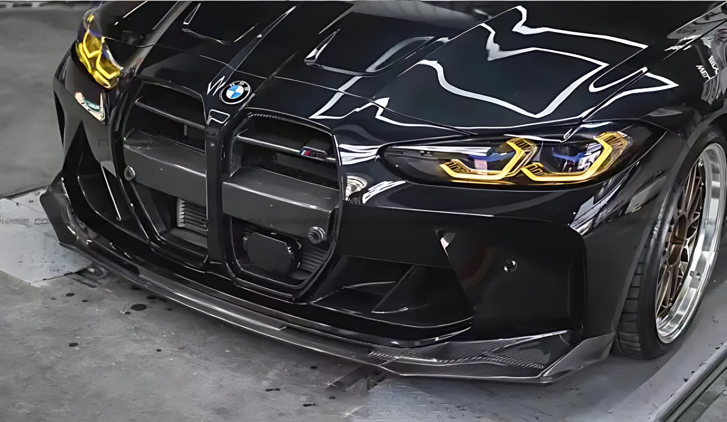 Forged Carbon Fiber Front Lip Splitter for BMW M3/M4 (G80/G82/G83)