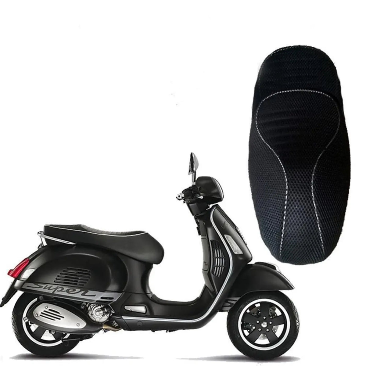 3D Seat Mesh Protector Insulation Cushion Cover Vespa Gts 300 Gts300