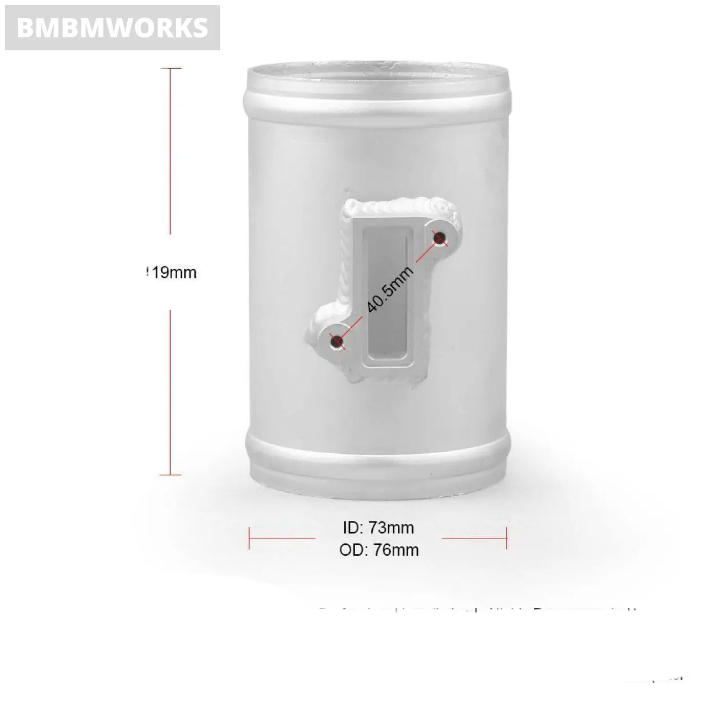 3Inch Mass Air Flow Sensor Adapter Intake Meter Mount For Nissan Honda Ford