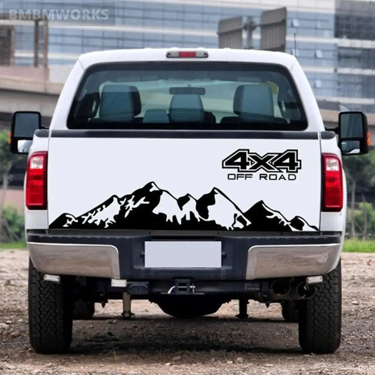 3Pcs 4X4 Off Road Graphic Decal Sticker For Navara Ford Ranger Raptor Pickup