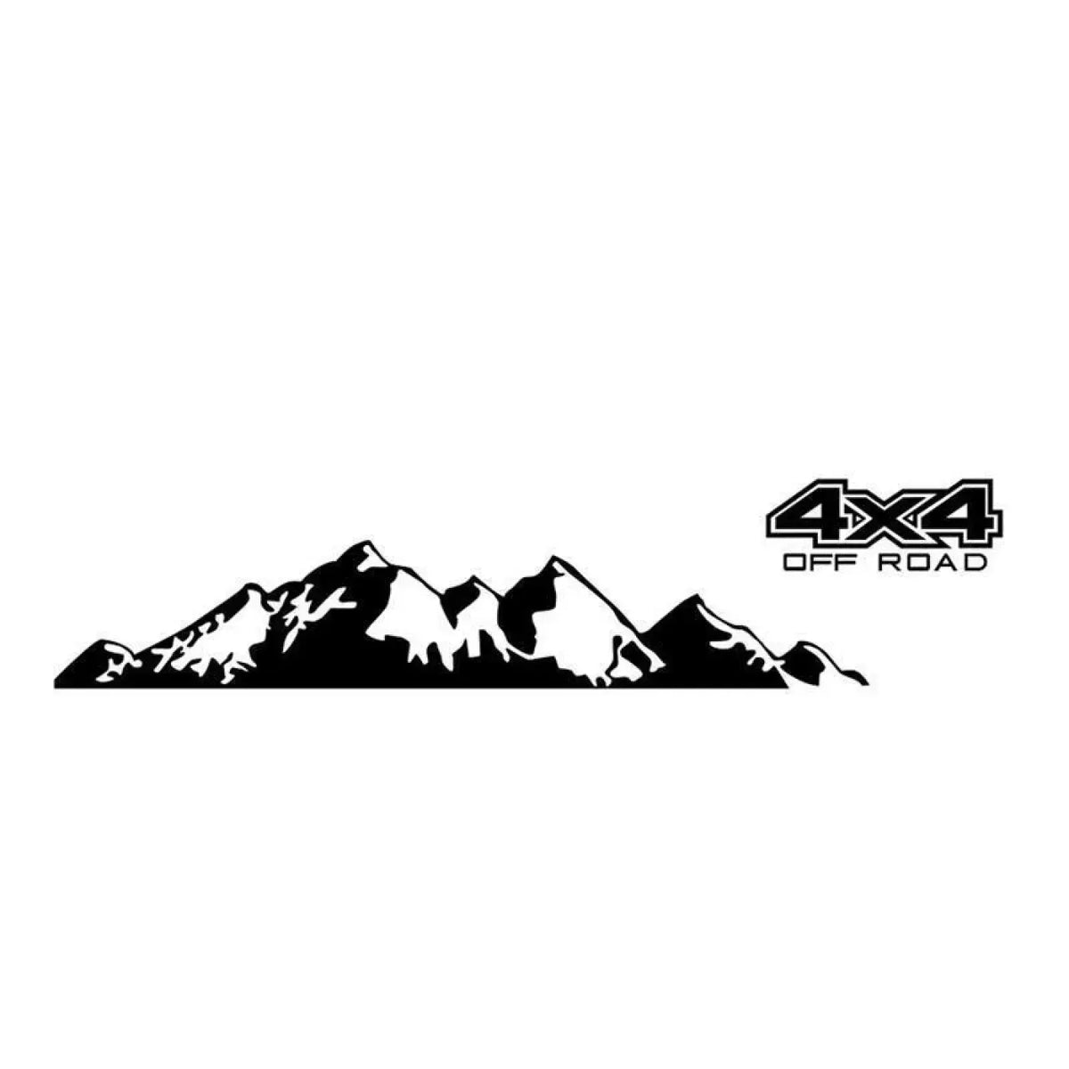 3Pcs 4X4 Off Road Graphic Decal Sticker For Navara Ford Ranger Raptor Pickup