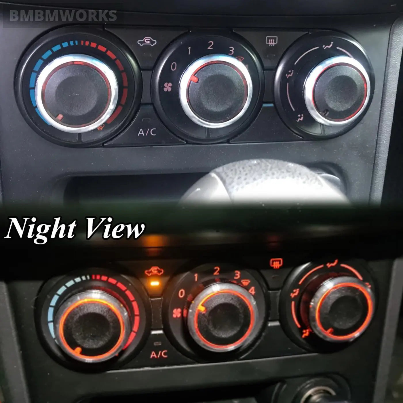 3Pcs Ac Switch Knob Heat Climate Control For Nissan Qashqai J10 2006 - 2013