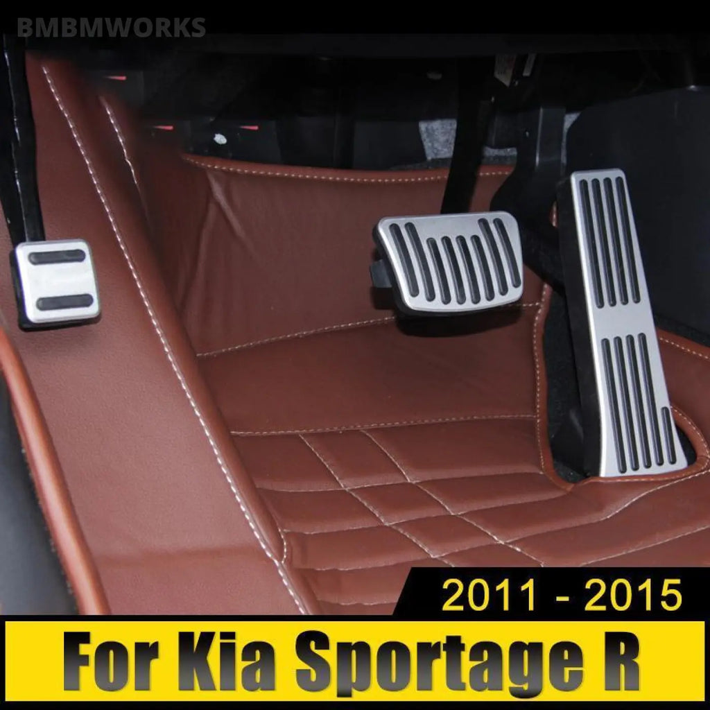 3Pcs Accelerator Gas Pedal Brake Non-Slip Cover Kia Sportage R 3Rd 2011-2015