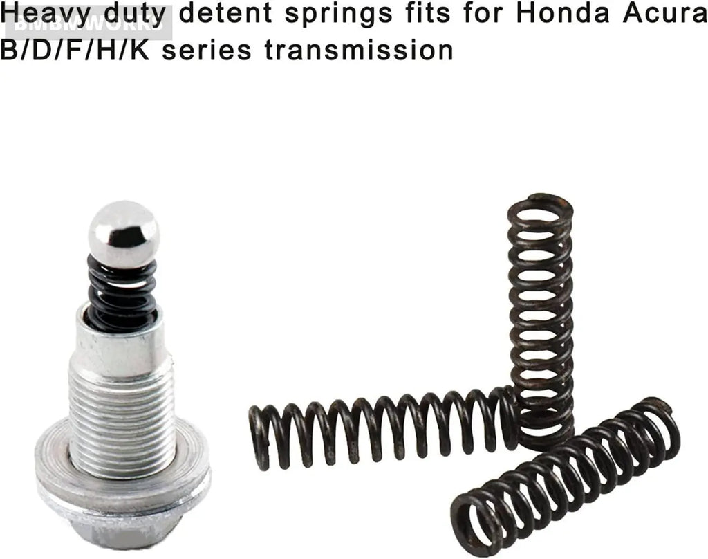 3Pcs Detent Springs Black Zinc Acura Honda B/D/F/H/K Transmission Hyb-Dts-01-03