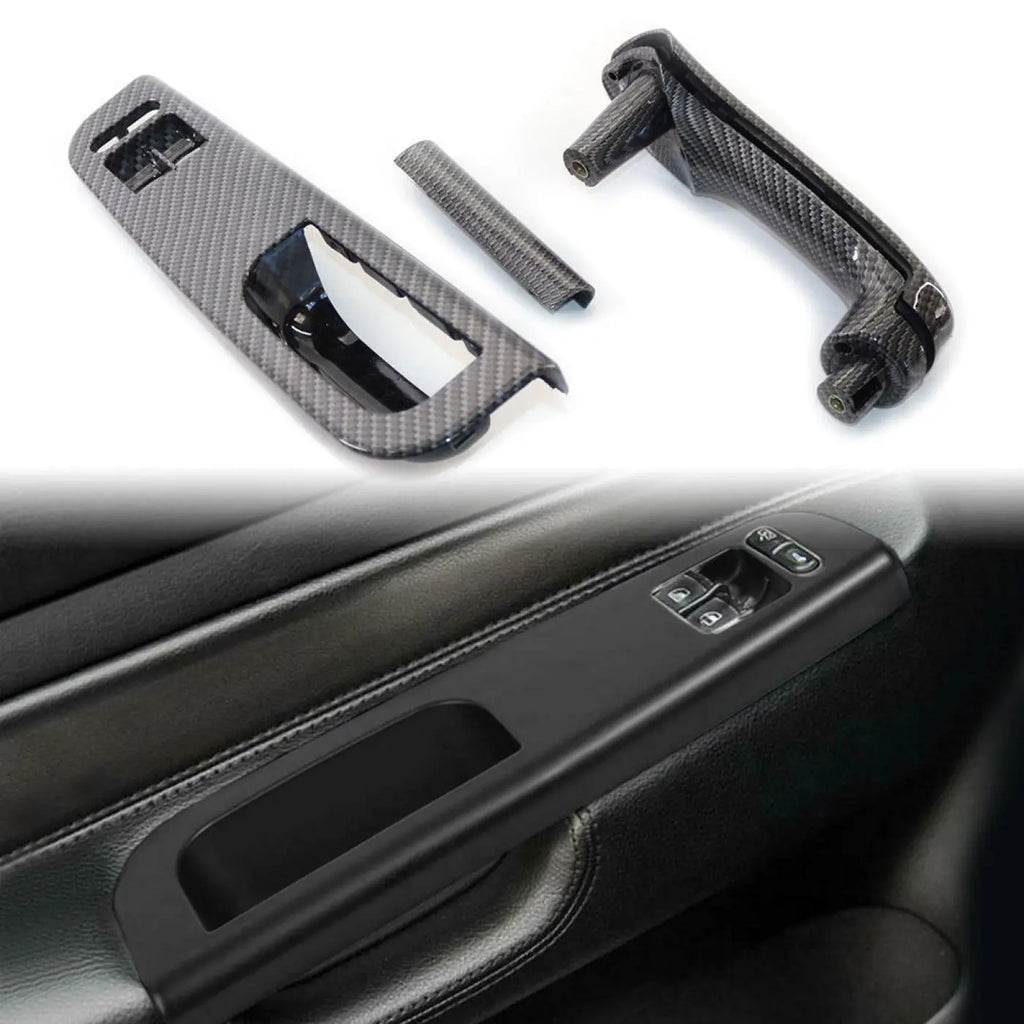 3Pcs Door Pull Grab Handle Switch Cover Vw Golf 4 1999-06 Passat 97-05 Bora 99
