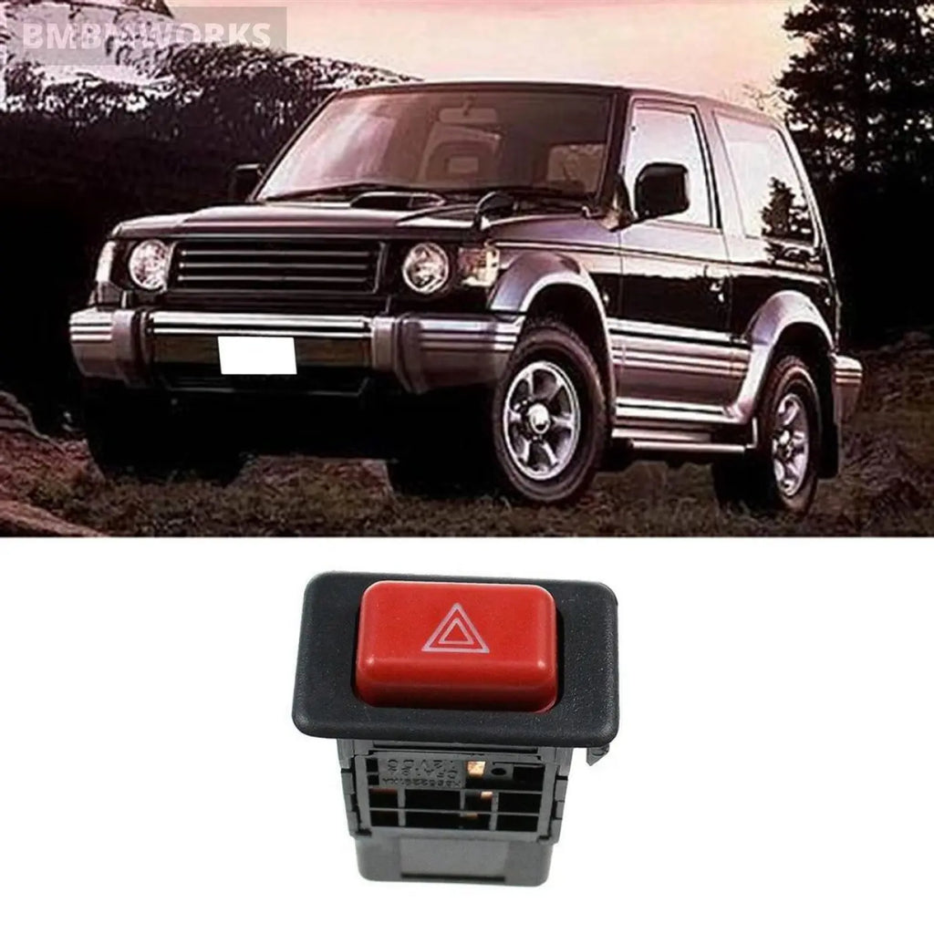 3Pcs Hazard Warning Lights Switch Push Button Mitsubishi Pajero Shogunmk21991-95