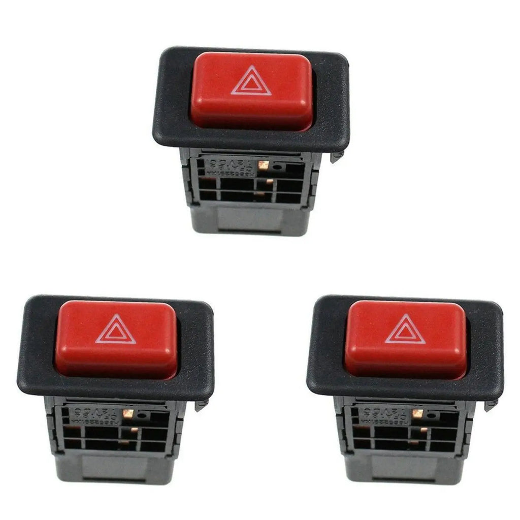 3Pcs Hazard Warning Lights Switch Push Button Mitsubishi Pajero Shogunmk21991-95