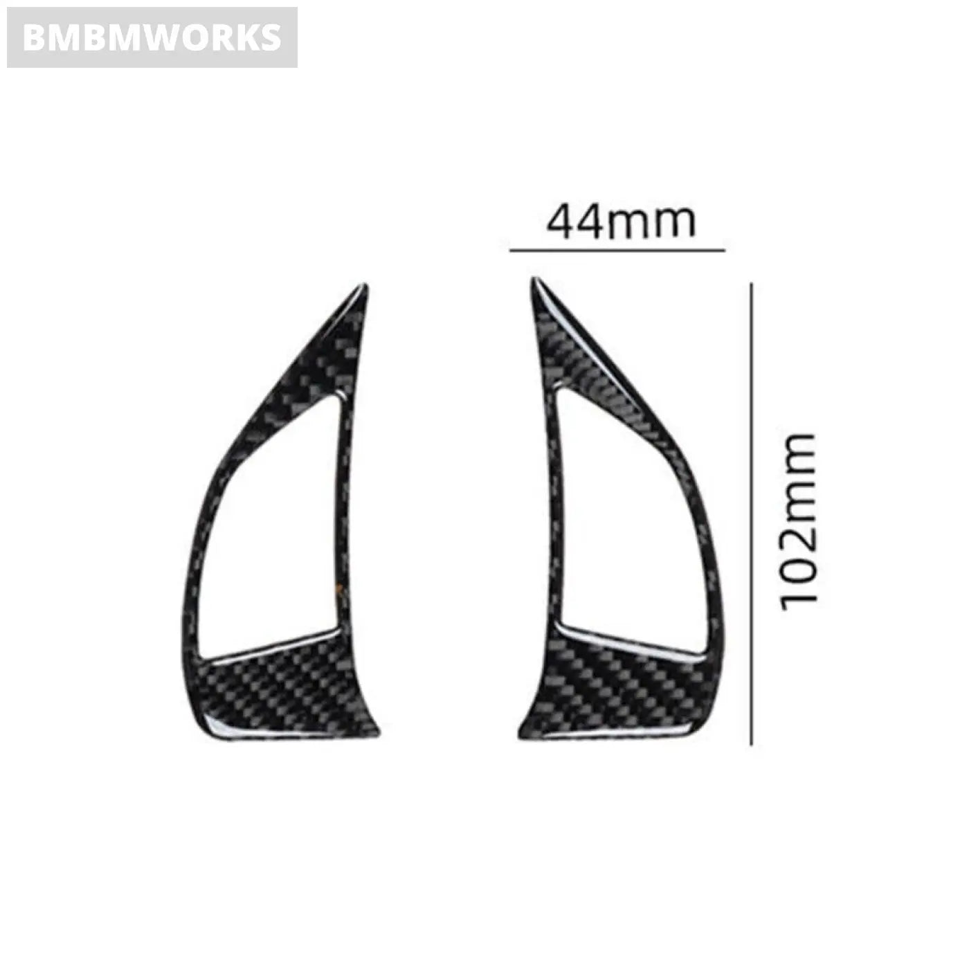 3Pcs Interior Steering Wheel Cover Trim Stickers Fiat 500 2012-2015