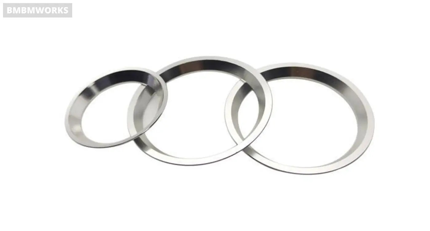 3Pcs/Set Air Conditioner Knob Decorative Rings Subaru Xv Crosstrek Gt 2018-2021