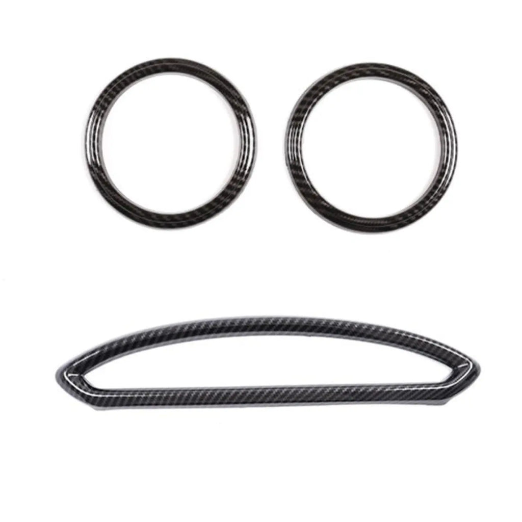 3Pcs/Set Air Conditioning Outlet Frame Trim Strip Toyota 86 Subaru Brz 2012-2020