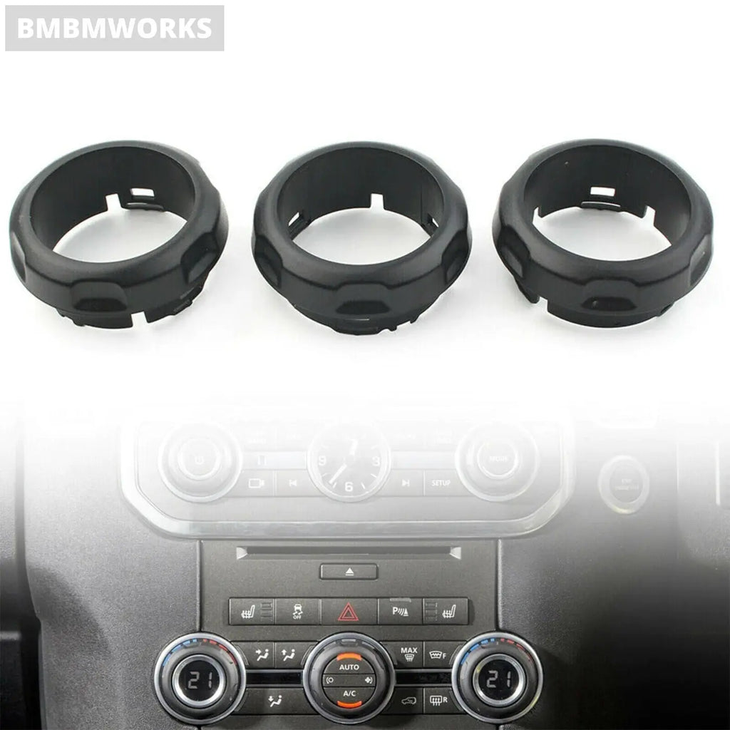 3Pcs/Set Air Vent Knob Trim Lr029591 For Land Rover Discovery Range Sport