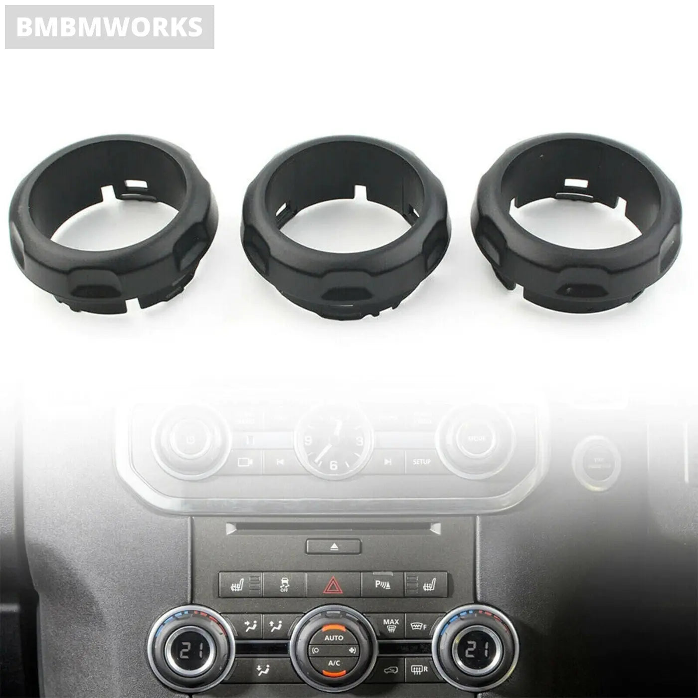 3Pcs/Set Air Vent Knob Trim Lr029591 For Land Rover Discovery Range Sport