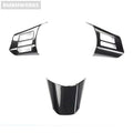 3Pcs/Set Steering Wheel Switch Cover Frame Trim Subaru Outback 2010 2011 2012