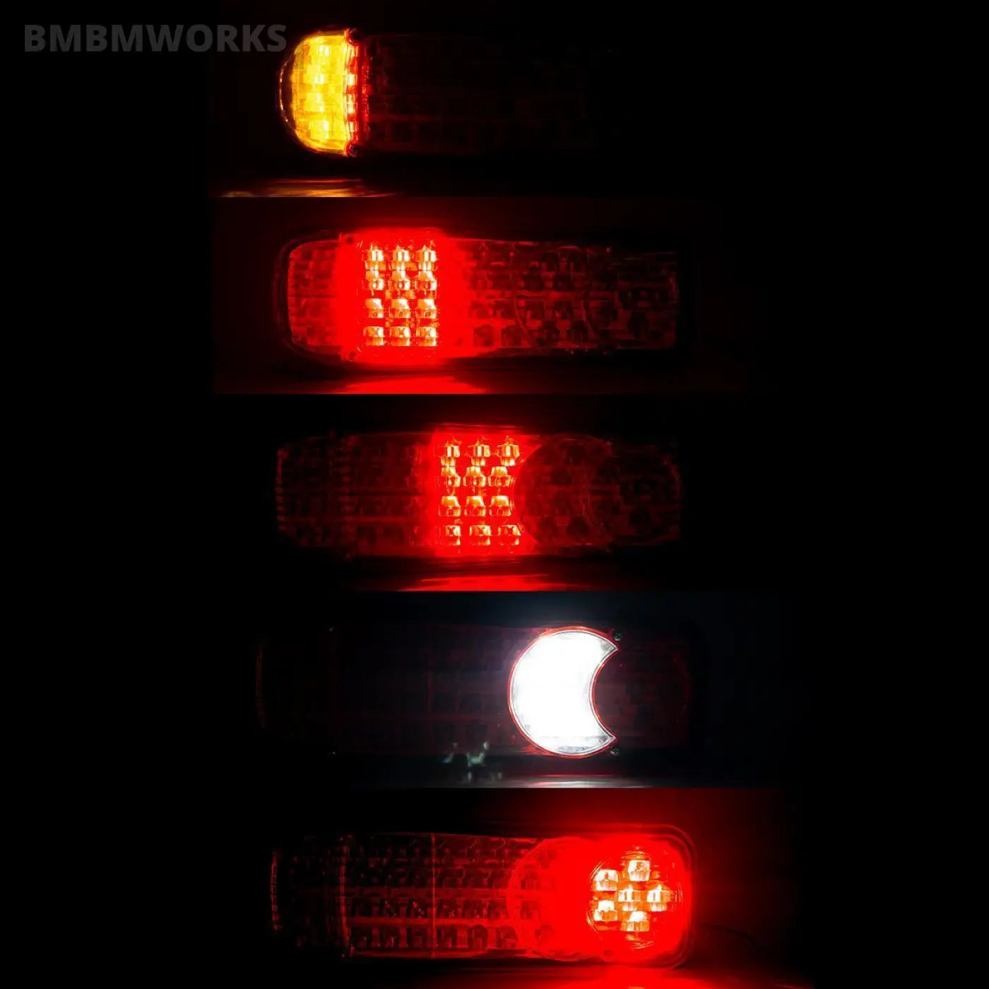 46 Led Trailer Tail Lights Bar Dc12V Turn Signal Reverse Brake Truck