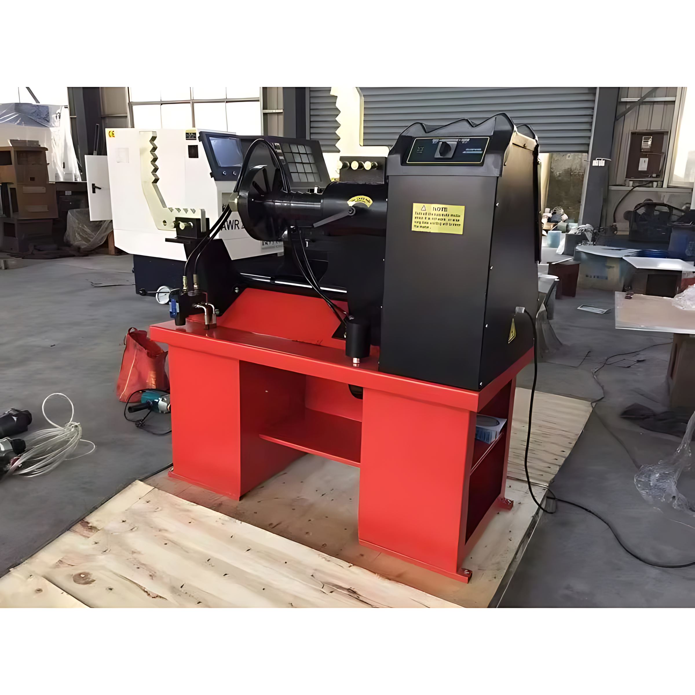 CNC Alloy Wheel Repair Lathe – 28″ Cap, Touchscreen PC, Auto Profile Cutting BMBMWORKS
