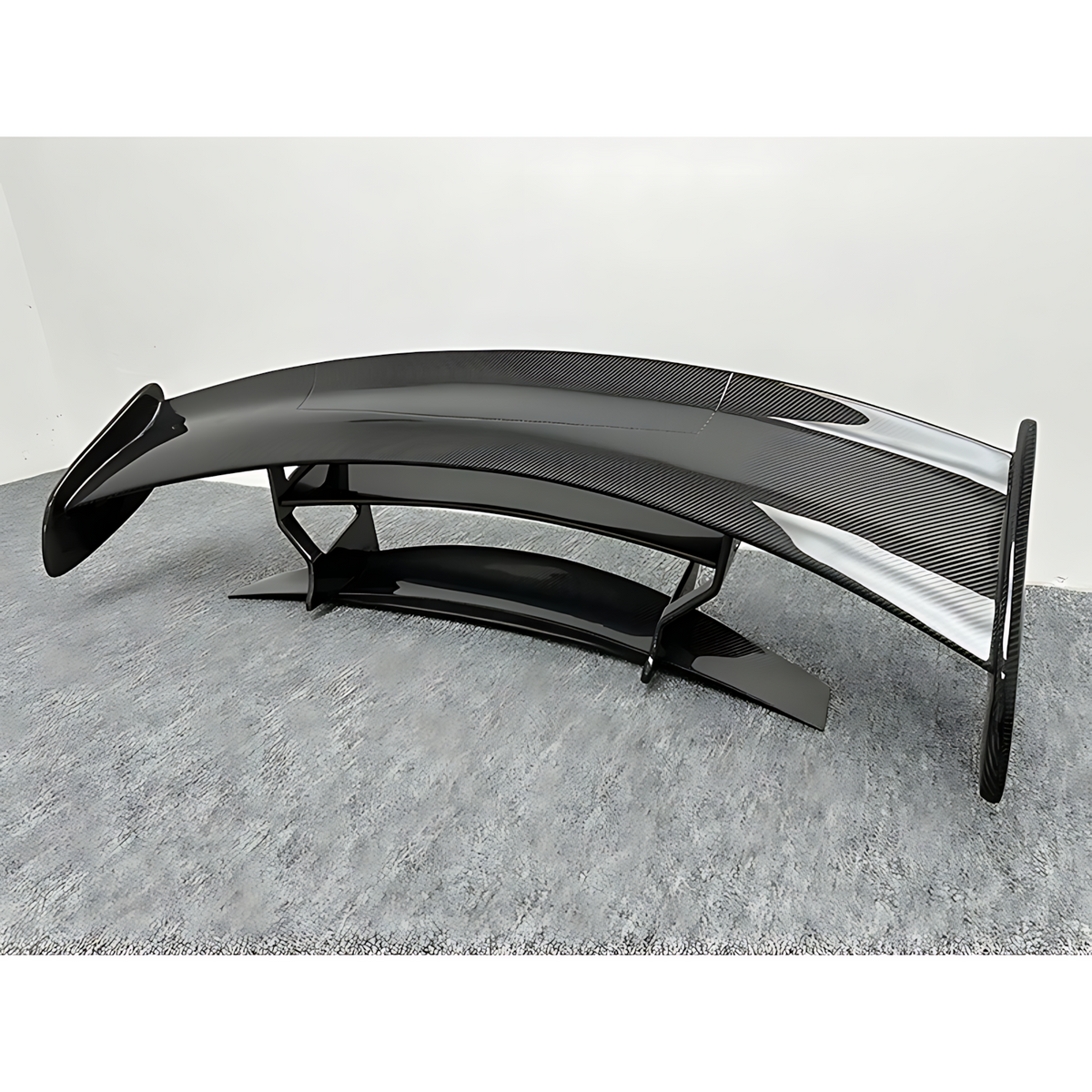 Mercedes AMG GT / GTC / GTS (2015–2018) Black Series Style Dry Carbon Fiber Rear Spoiler Wing with LED Light (12 lbs, 7.8") BMBMWORKS