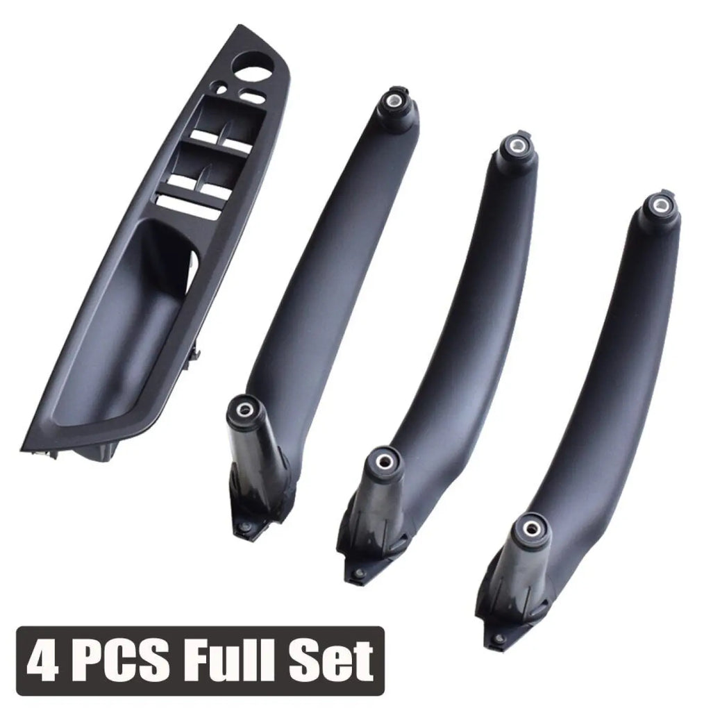 4Pcs Bmw E70 E71 X5 X6 2007-2014 Interior Handle Trim Set Black Gray Beige