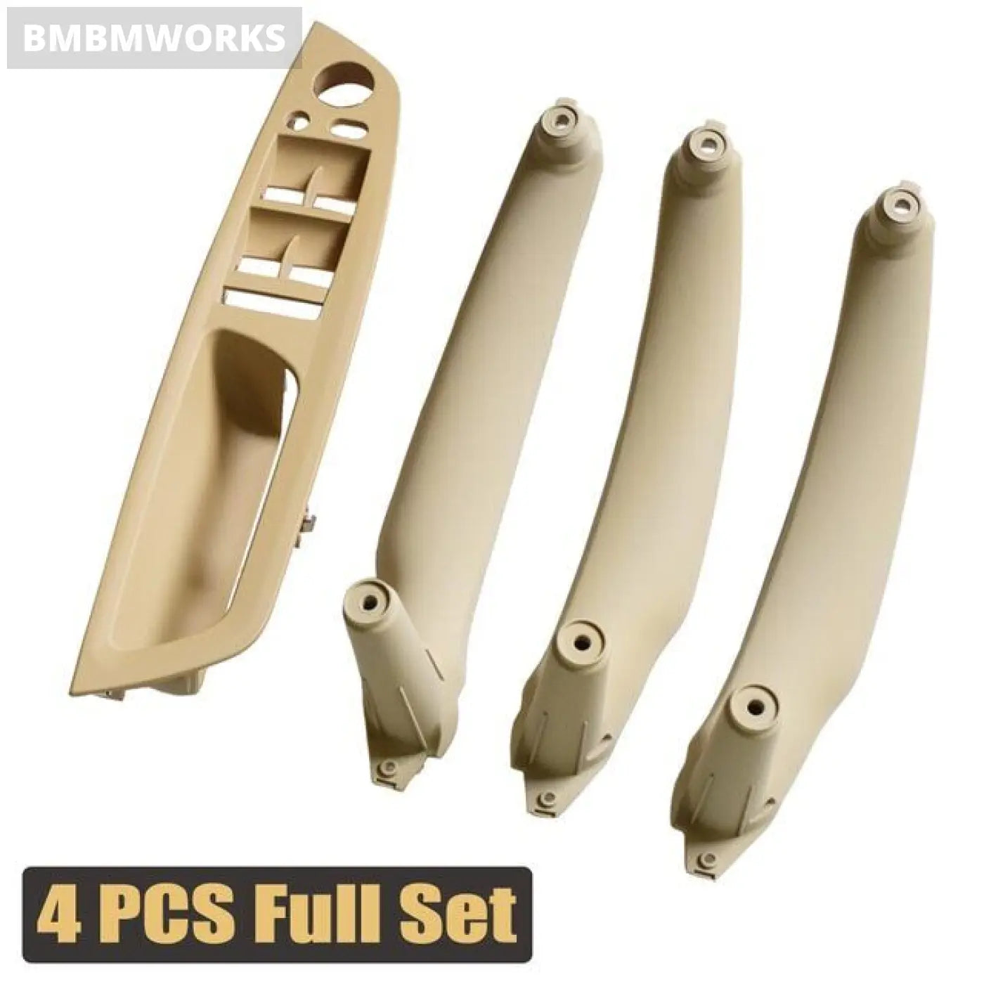 4Pcs Bmw E70 E71 X5 X6 2007-2014 Interior Handle Trim Set Black Gray Beige