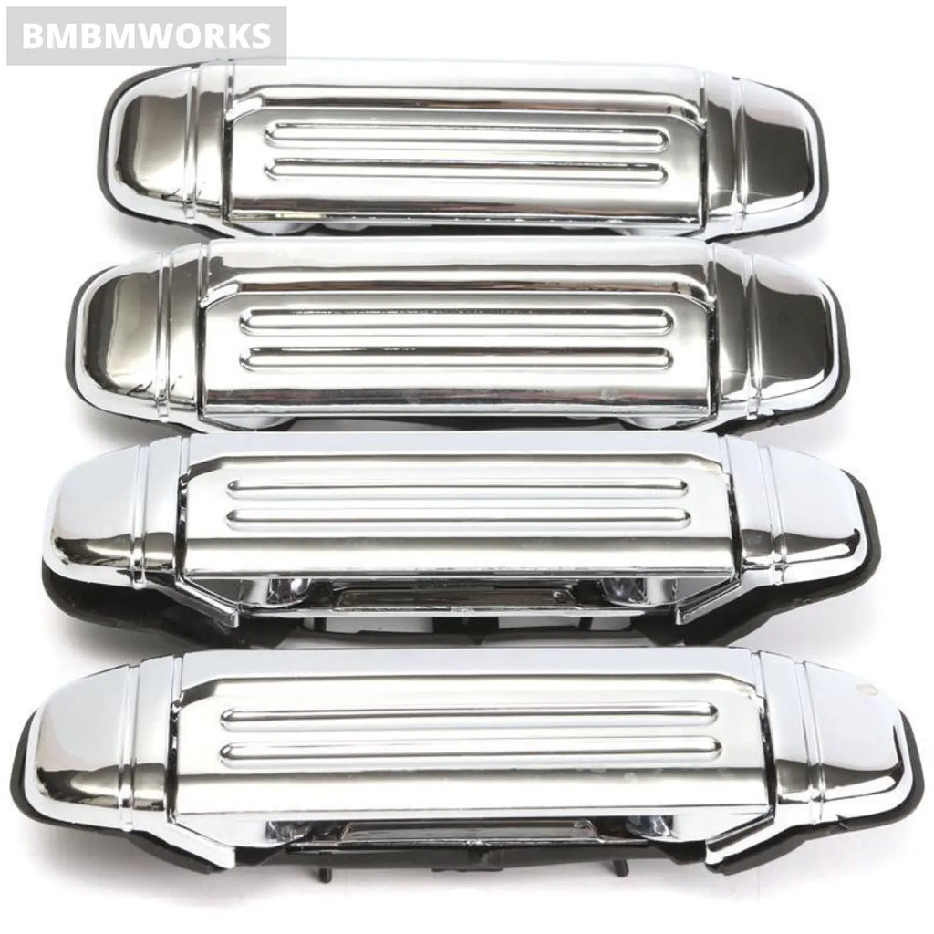 4Pcs Chrome Door Handle Replacement Mitsubishi Pajero 1992 1993 1994 1995 1996