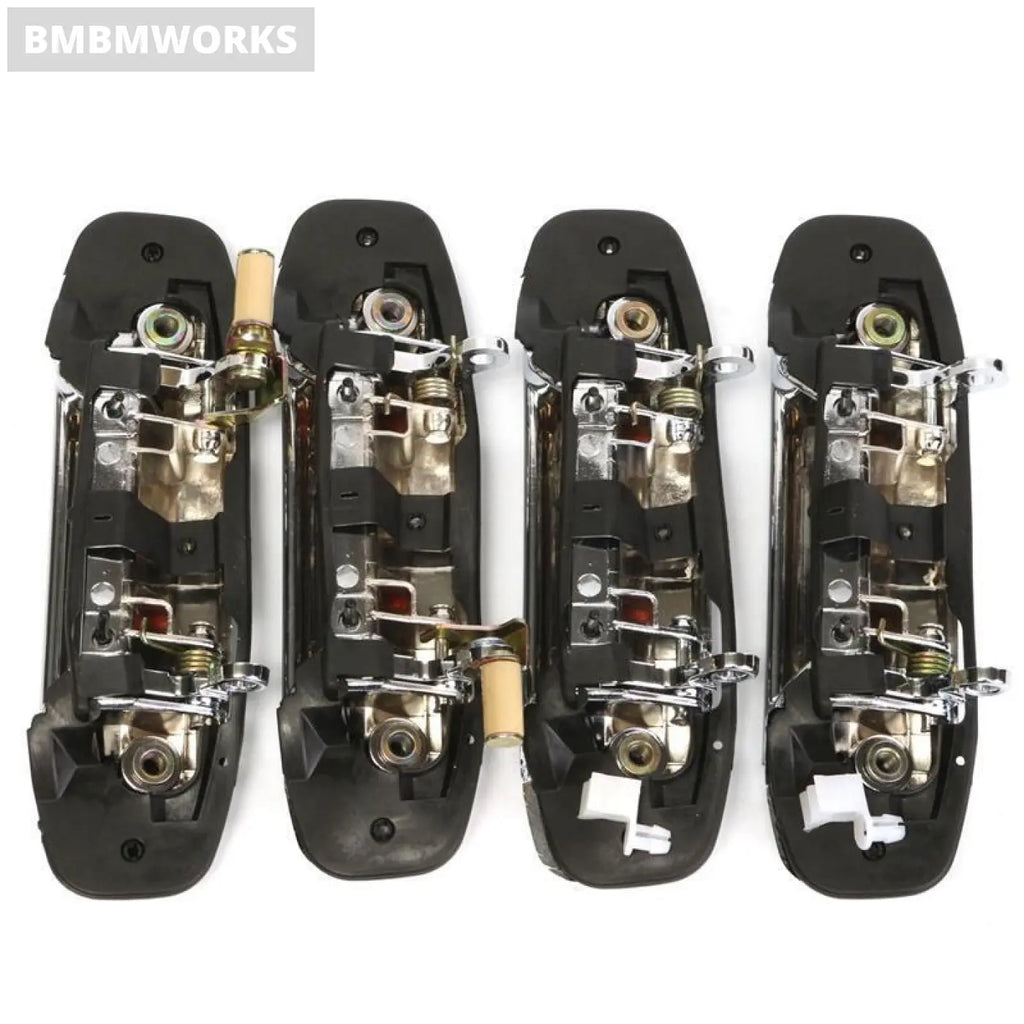 4Pcs Chrome Door Handle Replacement Mitsubishi Pajero 1992 1993 1994 1995 1996
