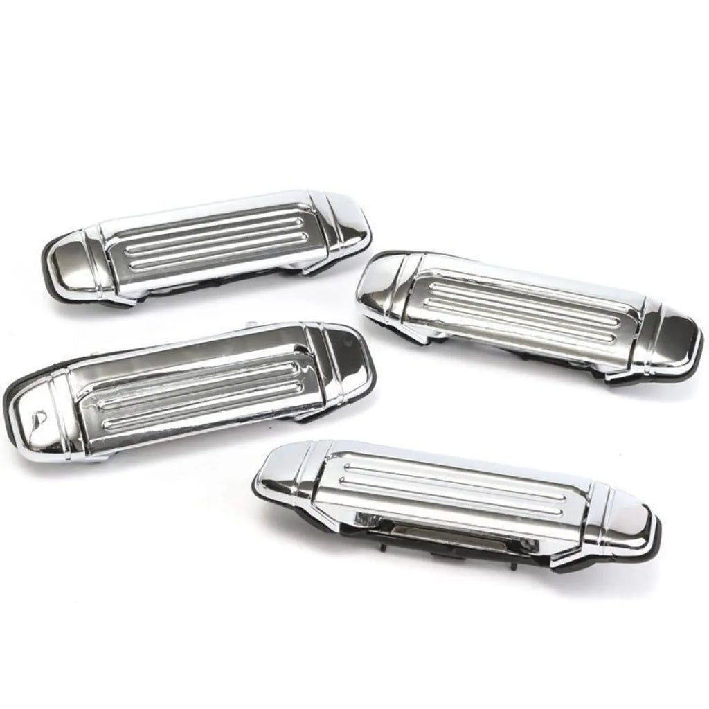 4Pcs Chrome Door Handle Replacement Mitsubishi Pajero 1992 1993 1994 1995 1996