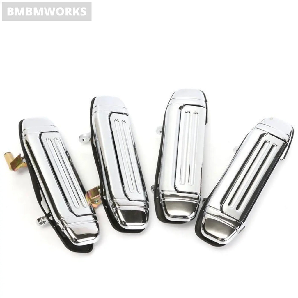 4Pcs Chrome Door Handle Replacement Mitsubishi Pajero 1992 1993 1994 1995 1996