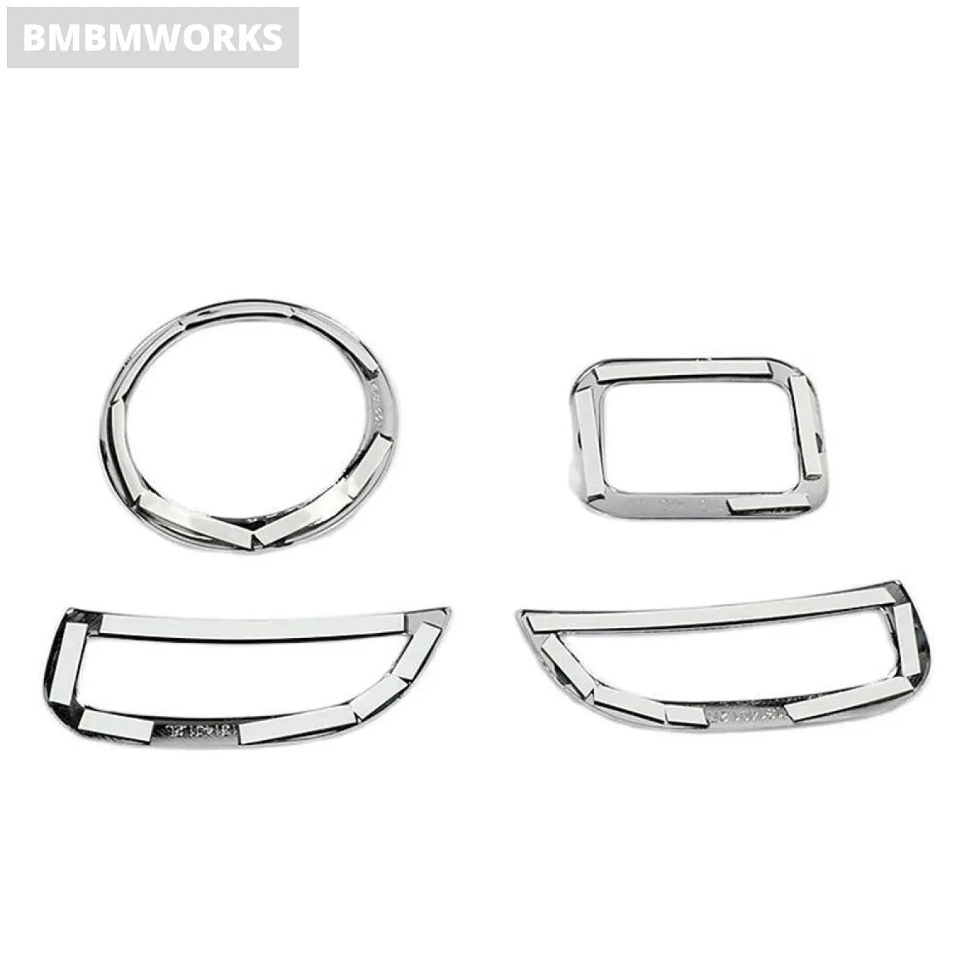 4Pcs Dashboard Ac Outlet Vent Cover Trim Fiat Freemont 2011-2014 Dodge Journey