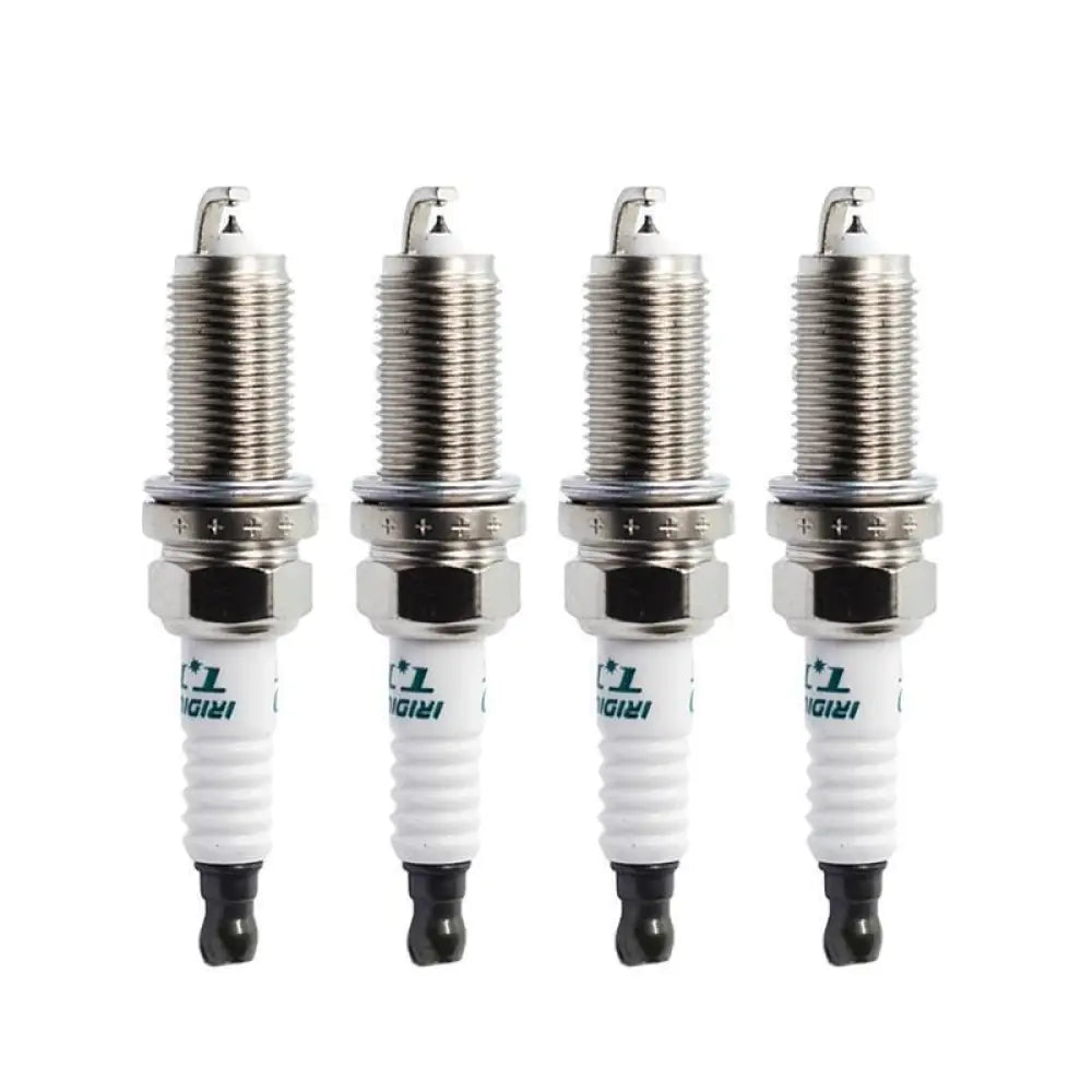 4Pcs Dual Iridium Spark Plug For Toyota Honda Subaru Benz Volvo Nissan Lexus