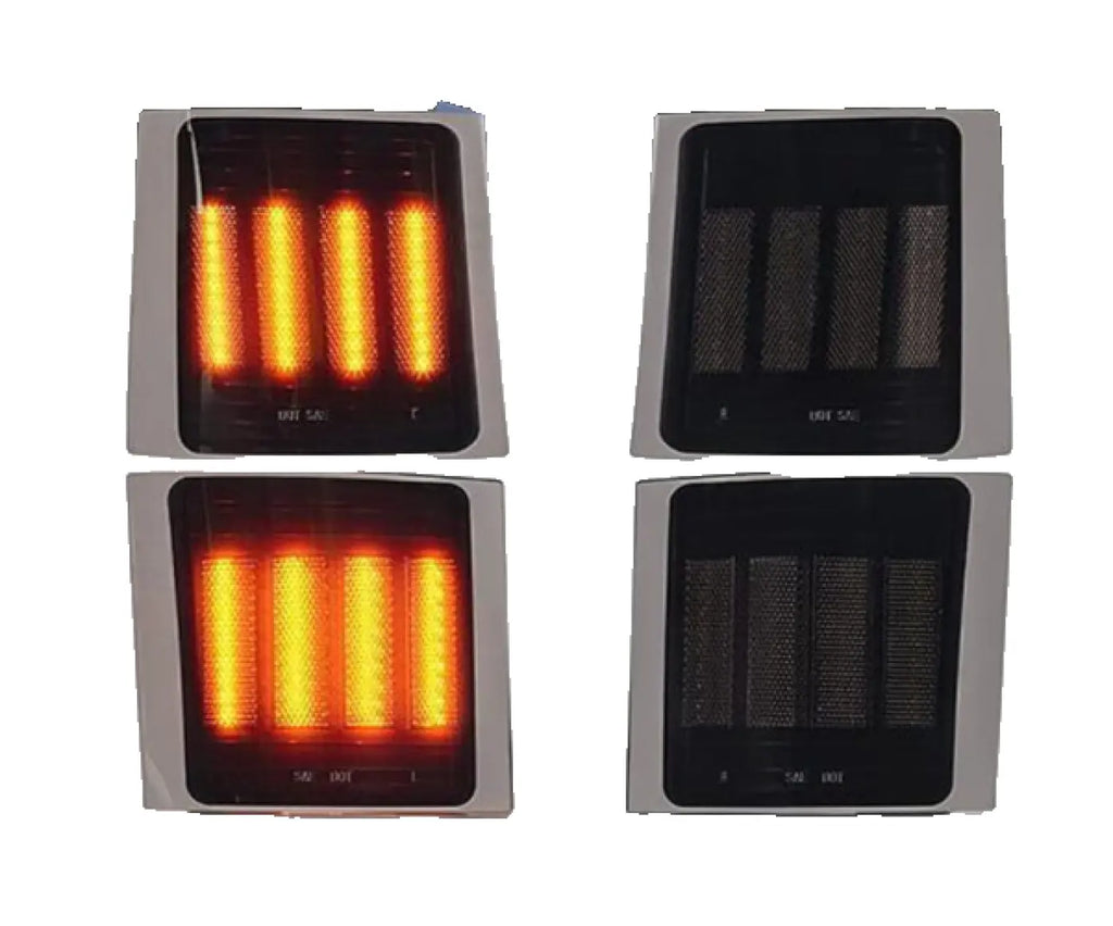 4Pcs Dynamic Side Corner Light Chevy C/K Pickup Truck 1500 2500 3500 Tahoe 1994