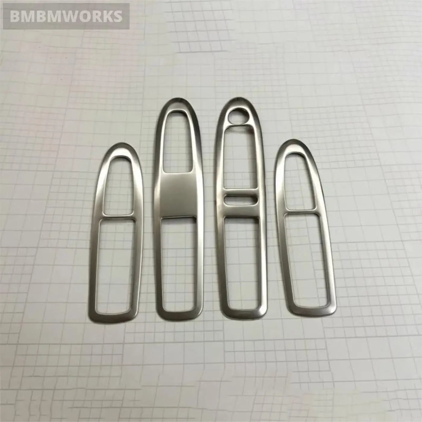 4Pcs Electric Power Window Lifter Switch Decoration Citroen C4 2016 Lhd Rhd