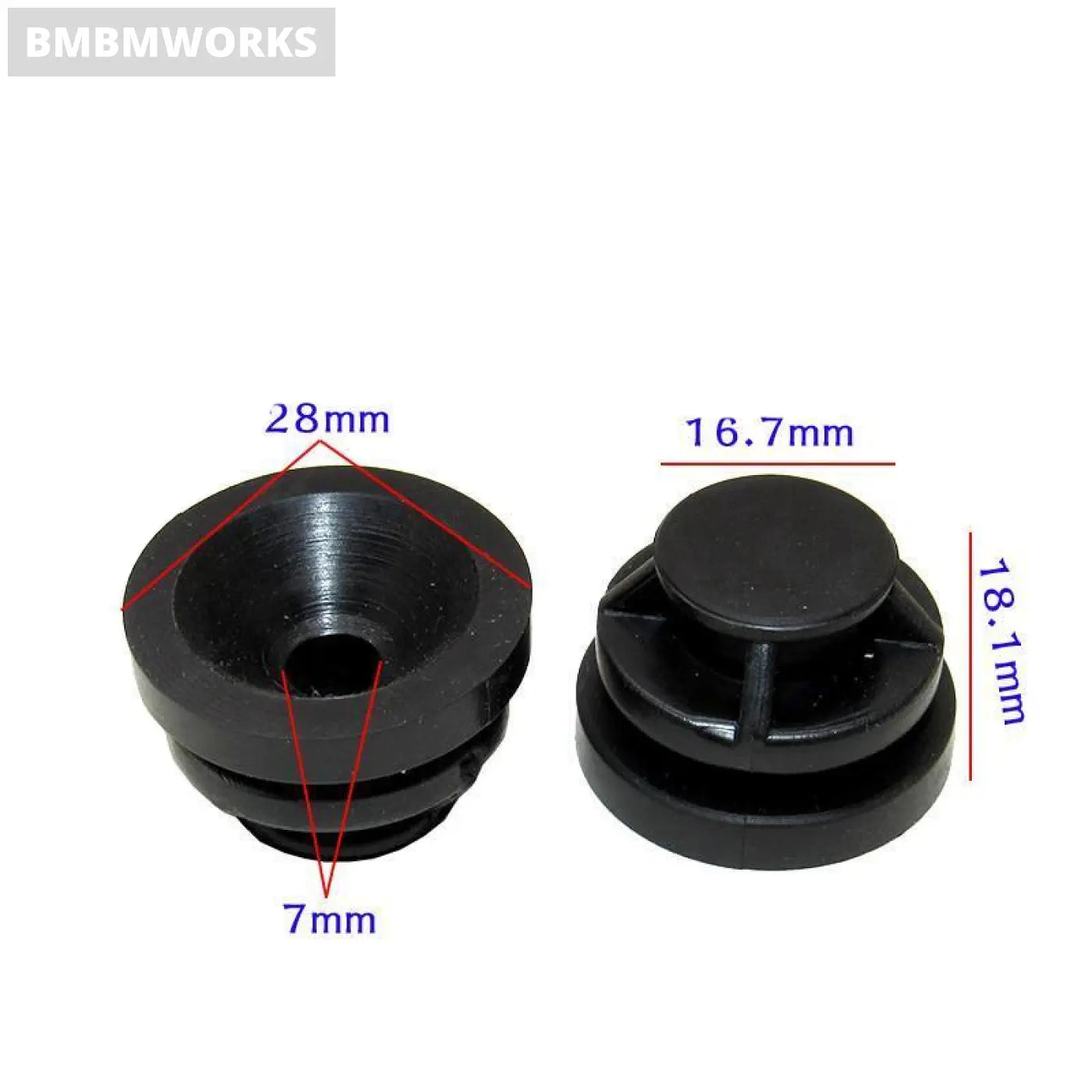 4Pcs Engine Upper Cover Decorative Plate Buffer Rubber Damping Pad Mazda Cx-5 Cx