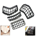 4Pcs Front Rear Turn Signal Lights Net Protective Lamp Mesh Vespa Px 80 125 150