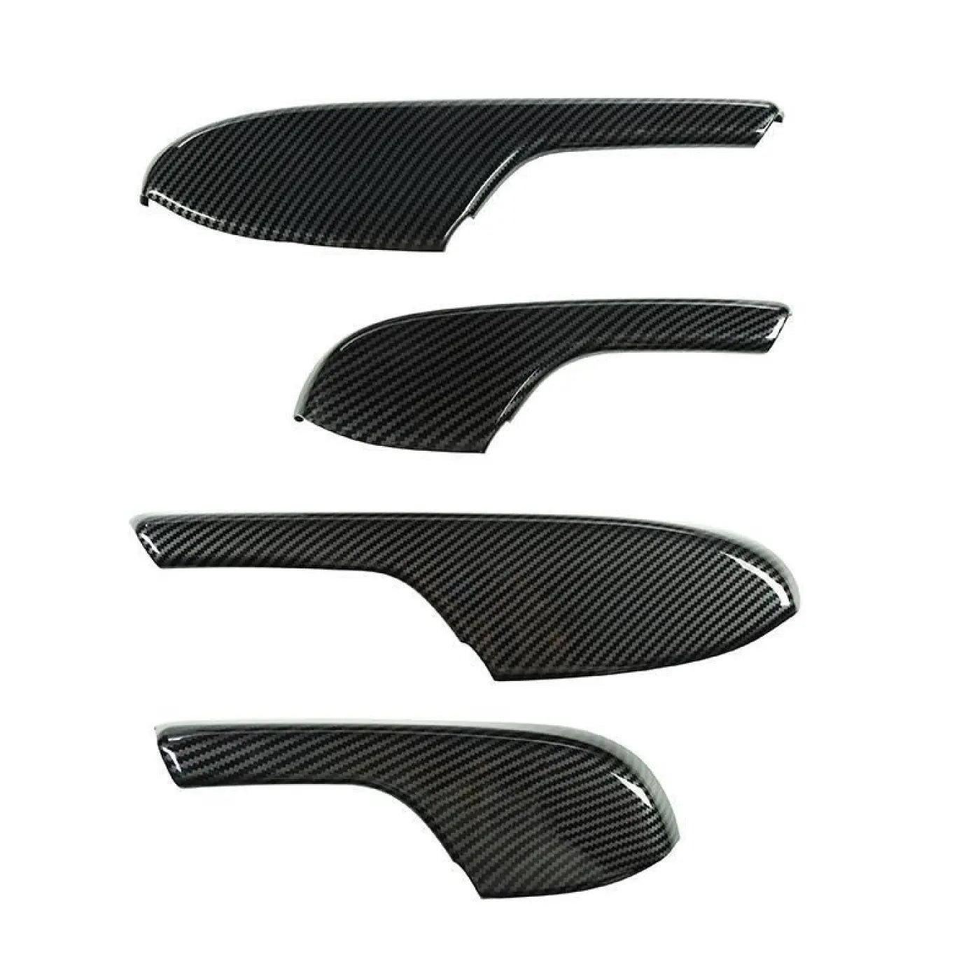 4Pcs Interior Door Armrest Panel Trim Frame Sticker Honda Civic 2016-2021