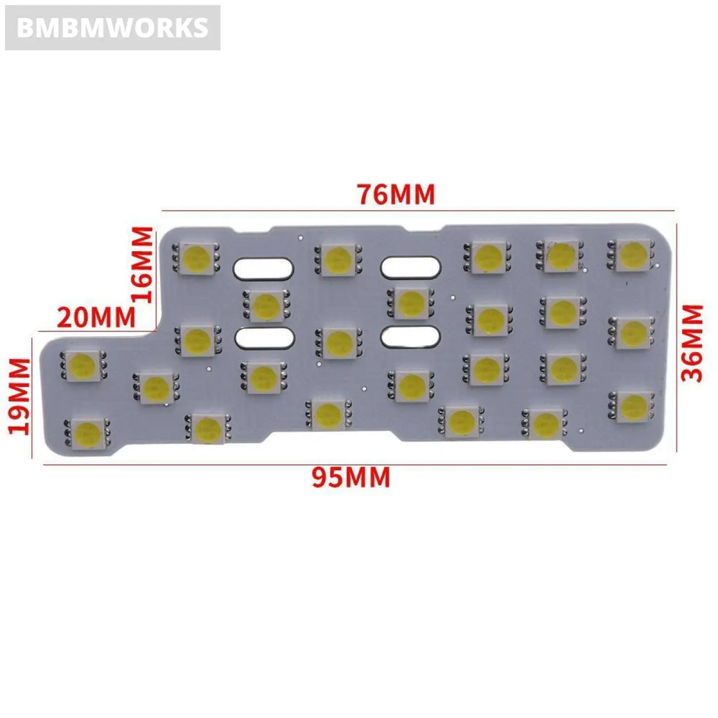 4Pcs Led Auto Interior Dome Reading Lights Light Honda Crv 2006-2009 6000K
