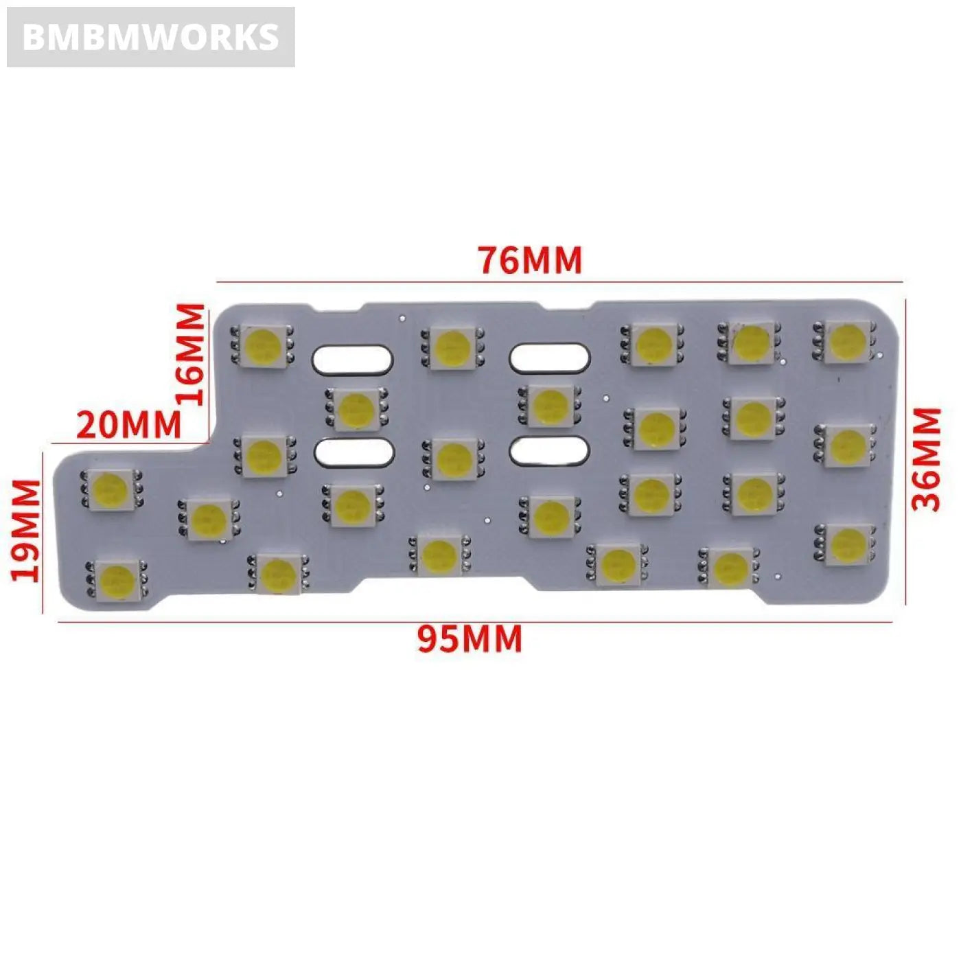 4Pcs Led Auto Interior Dome Reading Lights Light Honda Crv 2006-2009 6000K
